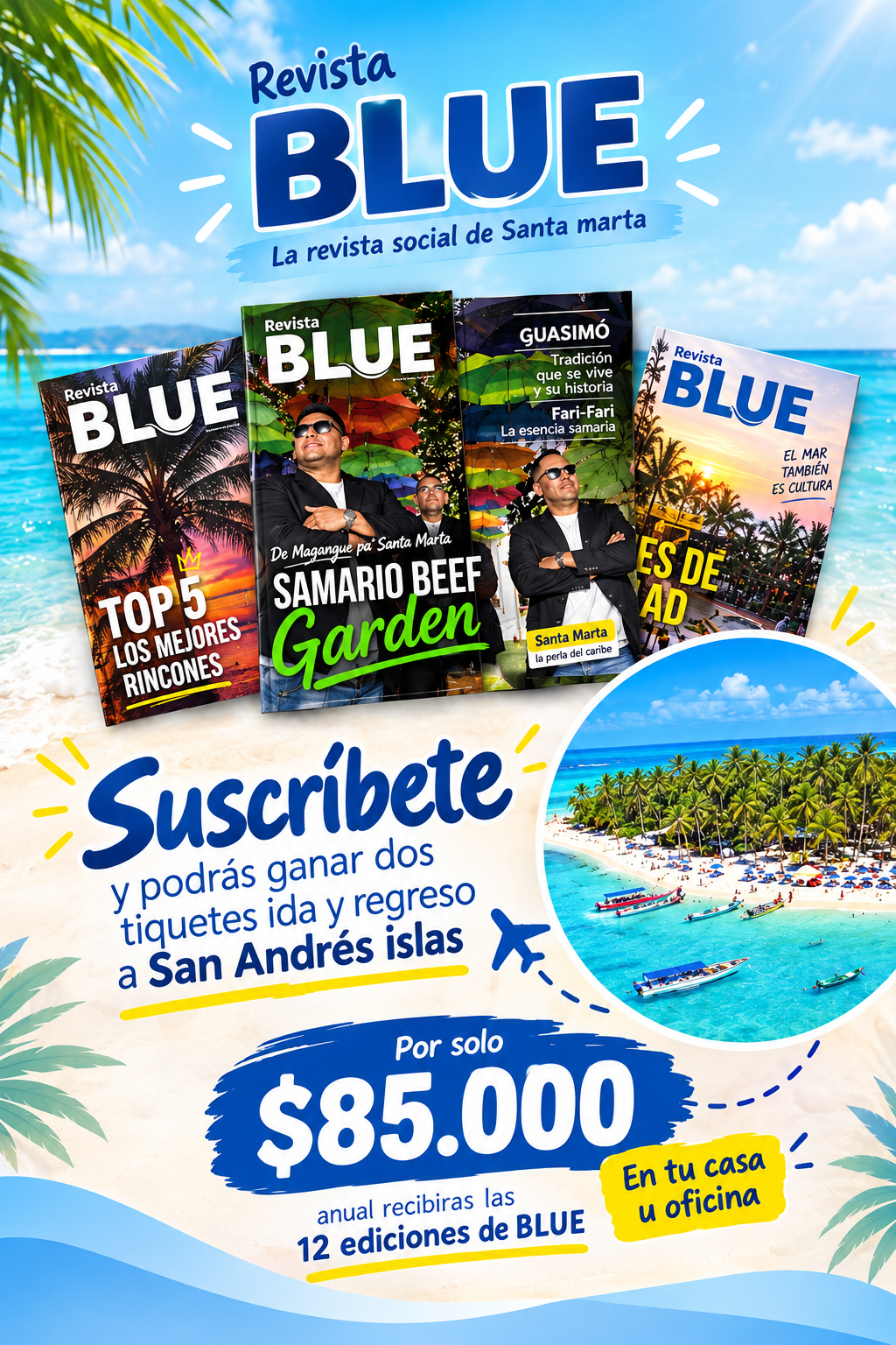 Suscríbete a Revista BLUE