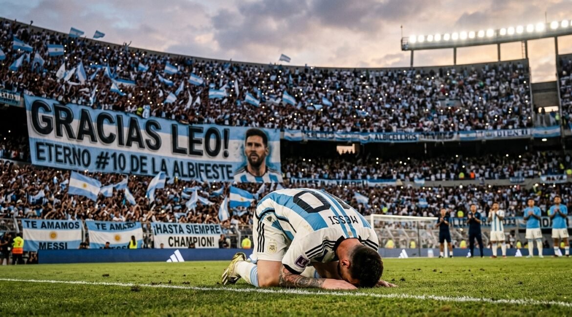 La despedida de Messi de la Selección Argentina