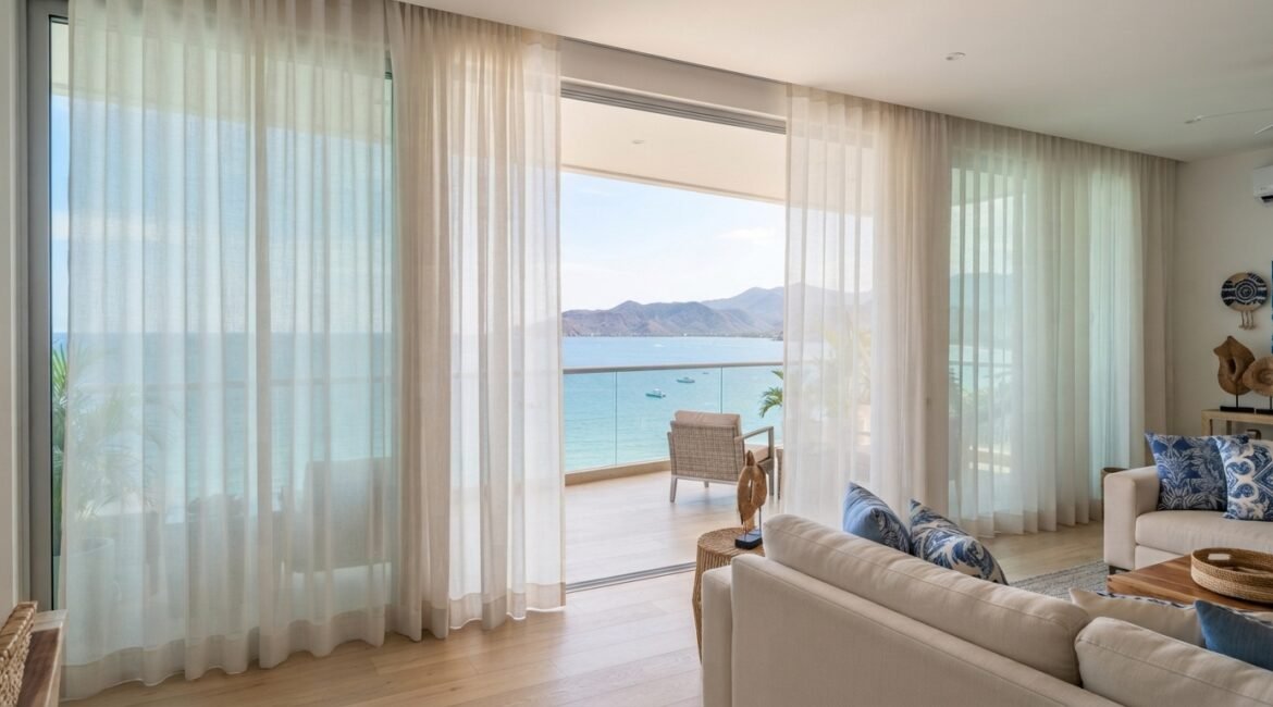 Claves de diseño: Las cortinas ideales para casas y apartamentos en el Caribe colombiano